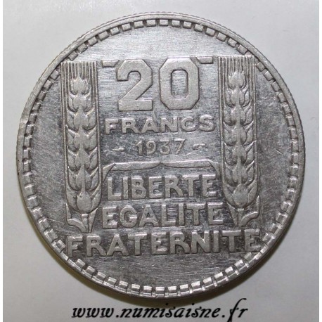 GADOURY 852 - 20 FRANCS 1937 - TYPE TURIN - KM 879