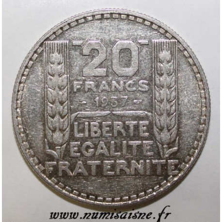 FRANCE - KM 879 - 20 FRANCS 1937 - TYPE TURIN