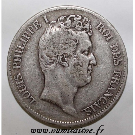 GADOURY 676 - 5 FRANCS 1830 W - Lille - TYPE LOUIS PHILIPPE I - KM 735