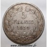 GADOURY 678 - 5 FRANCS 1839 W - Lille - TYPE LOUIS PHILIPPE 1er - KM 749