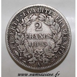 FRANCE - KM 817 - 2 FRANCS 1895 A - Paris - TYPE CERES