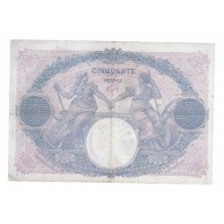 FAY 14/30 - 50 FRANCS 1917 - 25.01 - TYPE BLEU ET ROSE - PICK 64