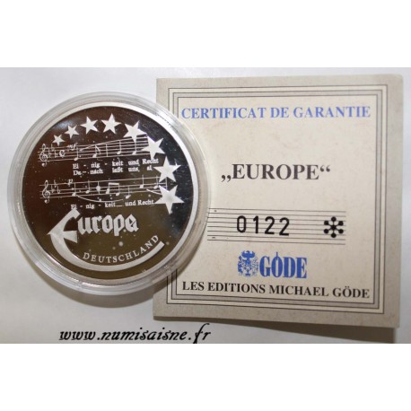 ALLEMAGNE - MEDAILLE EUROPA 1997