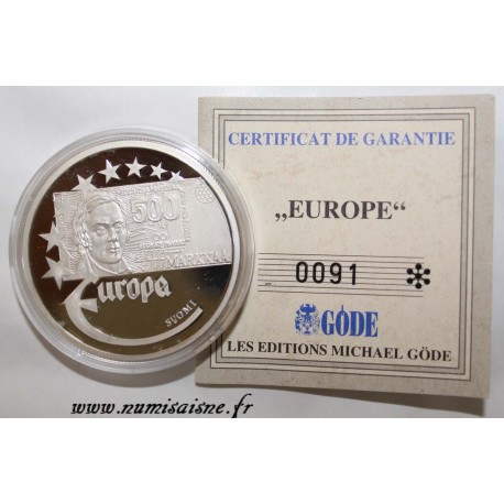 FINLANDE - MEDAILLE EUROPA 1997