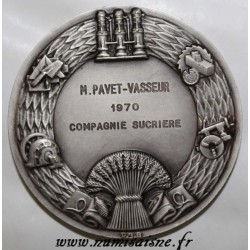 02 - MEDAILLE - STE INDUSTRIELLE ET COMMERCIALE DE L'AISNE - COMPAGNIE SUCRIÈRE