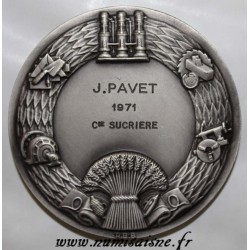 02 - MEDAILLE - STE INDUSTRIELLE ET COMMERCIALE DE L'AISNE - COMPAGNIE SUCRIÈRE