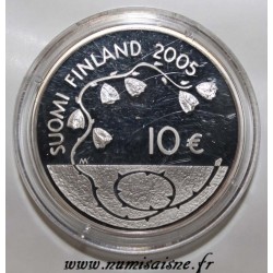 FINLANDE - KM 120 - 10 EURO 2005 - 60 ANS DE PAIX