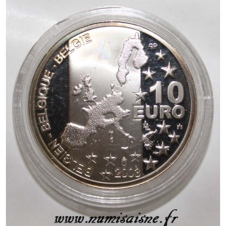 BELGIQUE - 10 EUROS 2003 - GEORGES SIMENON