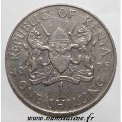 KENYA - KM 14 - 1 SHILLING 1975 - Mzee Jomo Kenyatta