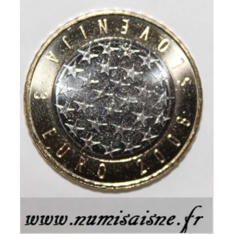 SLOVENIA - KM 81 - 3 EURO 2008 - Presidency of the European Union