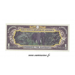 UNITED STATES - 1.000.000 DOLLARS 2005 - ENDANGERED SPECIES - ELEPHANT - FANTASY BANKNOTES