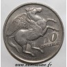 GRÈCE - KM 110 - 10 DRACHMES 1973 - PÉGASE