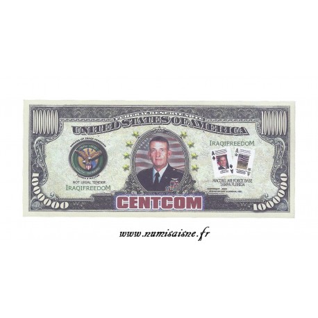 UNITED STATES - 1.000.000 DOLLARS 2003 - CENTCOM - FANTASY BANKNOTES