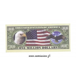 ÉTATS UNIS - 1.000.000 DOLLARS 2002 - PROUD TO BE AN AMERICAN - BILLET FANTAISIE