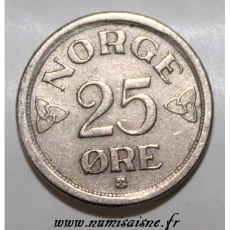 NORVÈGE - KM 401 - 25 ORE 1952 - HAAKON VII