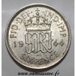 GRANDE BRETAGNE - KM 852 - 6 PENCE 1944 - GEORGE VI