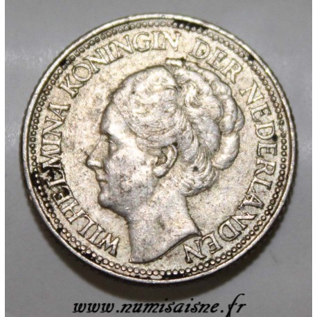 PAYS BAS - KM 164 - 25 CENTS 1941 - WILHEMINA PAYS BAS - KM 164 - 25 CENTS 1941 - WILHEMINA