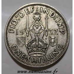 GRANDE BRETAGNE - KM 854 - 1 SHILLING 1937 - GEORGE VI