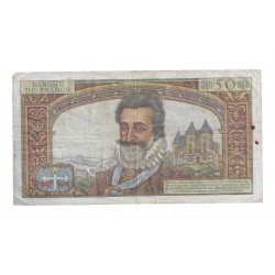 FRANCE - PICK 143 - 50 NEW FRANCS 1959 - 05.03 - HENRI IV