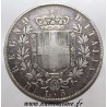 ITALIE - KM 8.4 - 5 LIRE 1877 R - VITOR EMMANUEL II