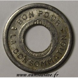 ALGERIA - GOOD FOR CONSUMPTION - HOLED WITH MINTMARK, WITHOUT SIGNATURE