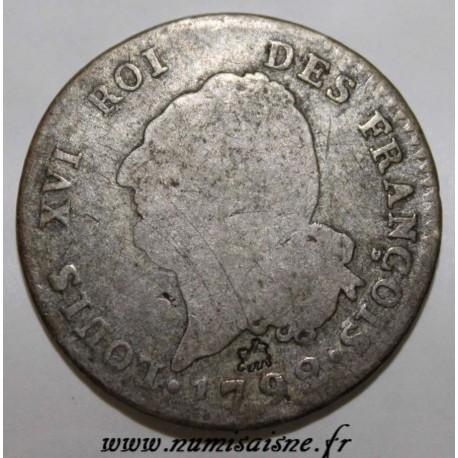 Gad 39 - CONSTITUTION - 30 SOLS 1792 B - Rouen - TYPE FRANÇOIS