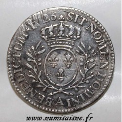 FRANCE - Gad 298 - LOUIS XV - 1/5 ECU WITH OLIVE BRANCHES - 1726 A - Paris