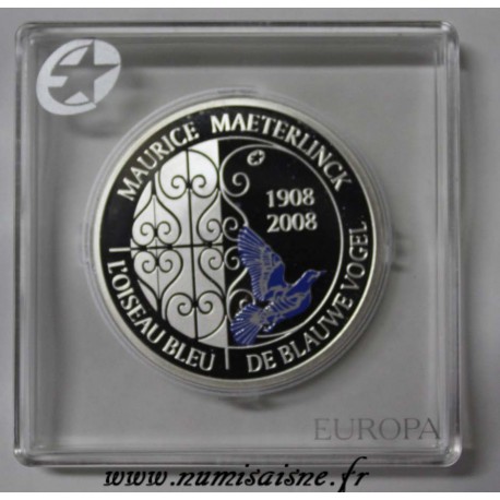 BELGIQUE - KM 266 - 10 EURO 2008 - MAURICE MAETERLINCK - L'OISEAU BLEU - DE BLAUWE VOGEL