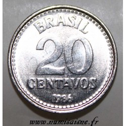 BRÉSIL - KM 603 - 20 CENTAVOS 1986