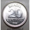 BRAZIL - KM 603 - 20 CENTAVOS 1986