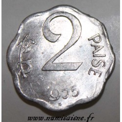 INDIEN - KM 13.6 - 2 PAISE 1975 * - Hyderabad