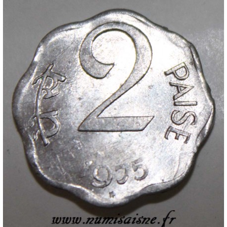 INDIEN - KM 13.6 - 2 PAISE 1975 * - Hyderabad INDIEN - KM 13.6 - 2 PAISE 1975 * - Hyderabad