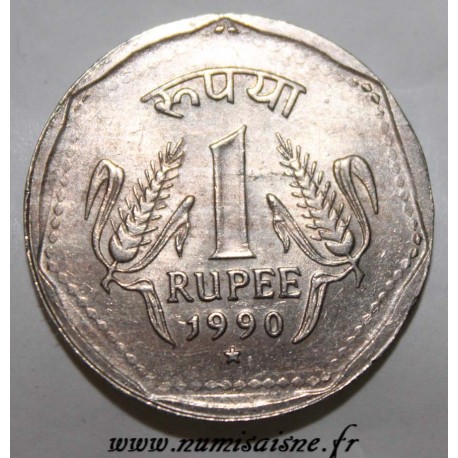 INDIEN - KM 79.1 - 1 RUPEE 1990 * - Hyderabad