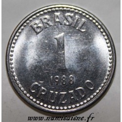 BRASILIEN - KM 605 - 1 CRUZADO 1988