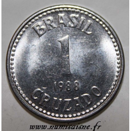 BRÉSIL - KM 605 - 1 CRUZADO 1988