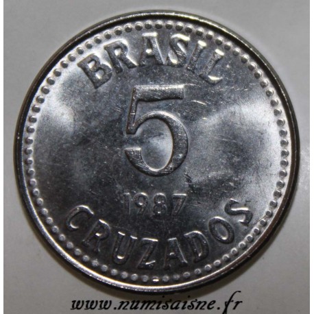 BRAZIL - KM 606 - 5 CRUZADO 1987