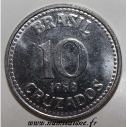 BRAZIL - KM 607 - 10 CRUZADOS 1988