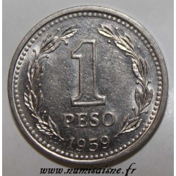 ARGENTINIEN - KM 57 - 1 PESO 1959