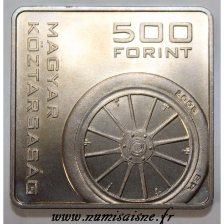 HONGRIE - KM 781 - 500 FORINT 2005 - 100 ans de la première voiture postale motorisée