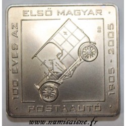 HUNGARY - KM 781 - 500 FORINT 2005 - 100 years of the first motorized postal car