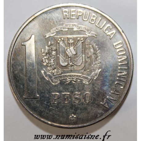 REPUBLIQUE DOMINICAINE - KM 66 - 1 PESO 1988