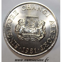 SINGAPORE - KM 19 - 5 DOLLARS 1981