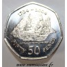 GIBRALTAR - KM 1050 - 50 PENCE 2004 - TRAFALGAR