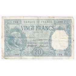 FAY 11/03 - 20 FRANCS...