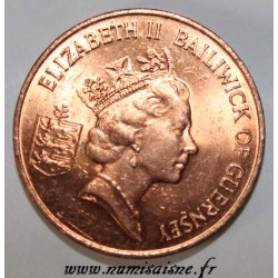 GUERNESEY - KM 41 - 2 PENCE 1985