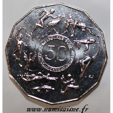 AUSTRALIA - KM 769 - 50 CENTS 2005 - XVIIIE COMMONWEALTH GAMES