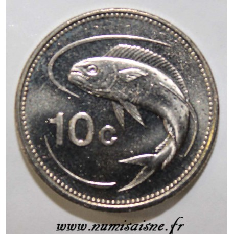 MALTA - KM 96 - 10 CENTS 1998