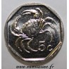 MALTA - KM 95 - 5 CENTS 2001