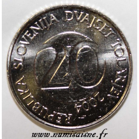 SLOVENIA - KM 51 - 20 TOLARJEV 2004