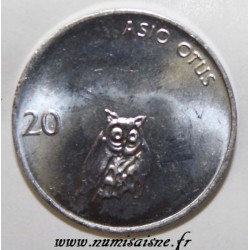 SLOVENIA - KM 8 - 20 STOTINOV 1992